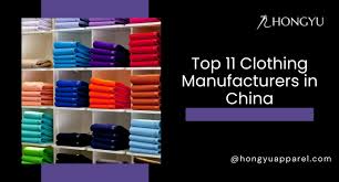 Custom Clothing Manufacturer In China - Hongyu Apparel - manufacturer for clothes