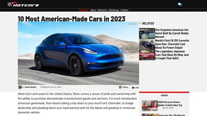 10 Most American-Made Cars in 2023 - most american-made car manufacturer