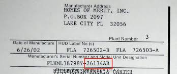 Where can I find the manufacturer's model name for my mobile ... - fleetwood mobile home manufacturer