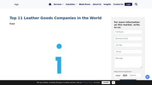 Top 11 Leather Goods Companies in the World - IMARC Group - leather product manufacturer