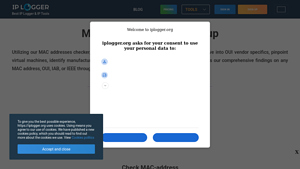 MAC address vendor lookup - IPLogger - mac address manufacturer
