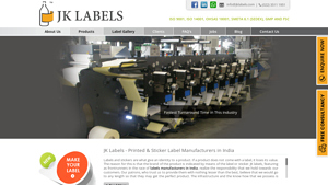 JK Labels - Printed & Sticker Label Manufacturers in India - manufacturer label