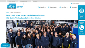 Label Manufacturer UK | Custom Labels on Rolls for Businesses - manufacturer label