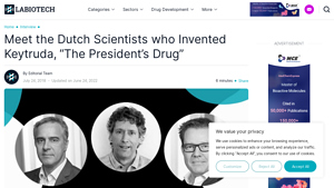 Meet the Dutch Scientists who Invented Keytruda, 