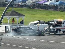 CUP: First in a series of brake issues sends Riley Herbst into the wall ... - toyota monster energy nascar cup series racing manufacturer team