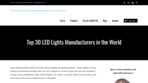 Top 30 LED Lights Manufacturers in the World - LEDAPLUS - led manufacturer