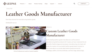 Leather goods manufacturer - Leather products manufacturer - leather product manufacturer