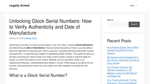 Unlocking Glock Serial Numbers: How to Verify Authenticity and Date of ... - glock manufacturer