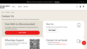 Contact Us: Customer Service | LG USA Support - lg manufacturer