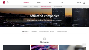 About LG > Affiliated companies - lg manufacturer
