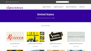United States brand & manufacturer index - Lighter Library - lighter manufacturer