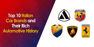 Top 10 Italian Car Brands and Their Rich Automotive History - Logo Poppin - italian manufacturer car