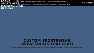 Sportswear in China Activewear Apparel Supplier in Guangzhou - LOONG ... - sportswear clothing manufacturer