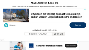 MAC Address Lookup - Search Vendor by OUI or MAC Address - find manufacturer mac address
