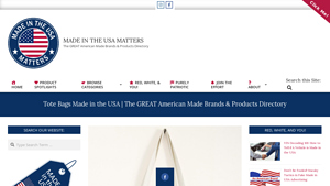 Tote Bags Made in the USA | The GREAT American Made Brands & Products ... - tote bag manufacturer