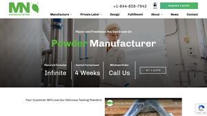 Powder Manufacturing Expertise - Makers Nutrition - powder manufacturer