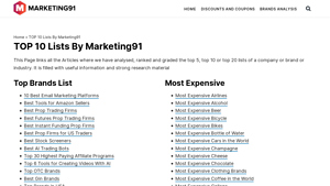 TOP 10 Lists By Marketing91 - largest tire manufacturer