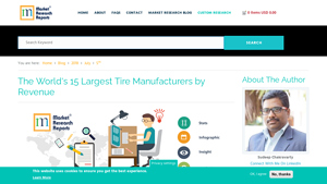 The World's 15 Largest Tire Manufacturers by Revenue - largest tire manufacturer