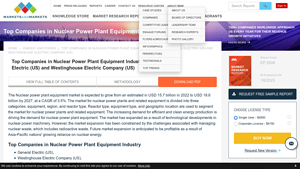 Top Companies in Nuclear Power Plant Equipment Industry - power plant equipment manufacturer