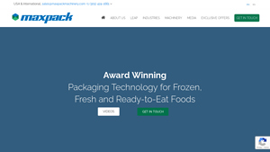 Maxpack Machinery LLC - Packaging Machinery Manufacturer - packaging machine manufacturer