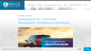 Understanding Tier 1 Automotive Manufacturers - tier 1 automotive manufacturer