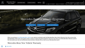 Mercedes-Benz Warranty Programs - Mercedes-Benz of Los Angeles - mercedes benz manufacturer warranty