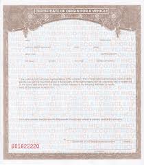 MCOs Manufacturer Certificate of Origin MCO/MSO MCO Store.com - manufacturer certificate of origin