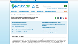 Dextroamphetamine and Amphetamine - MedlinePlus - mydayis manufacturer website