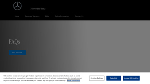 FAQs | Mercedes-Benz Extended Warranty - mercedes benz manufacturer warranty