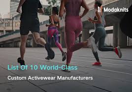 10 World-Class Custom Activewear Manufacturers - Modaknits - activewear manufacturer