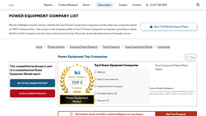 Power Equipment Companies - Top Company List - Mordor Intelligence - power plant equipment manufacturer