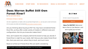 Does Warren Buffet Still Own Forest River? - Mortons on the Move - forest river motorhomes manufacturer