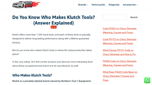 Do You Know Who Makes Klutch Tools? (Answer Explained) - MotorAudit - klutch tools manufacturer