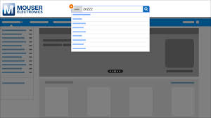 Mouser Search Tools - Mouser Electronics - manufacturer part