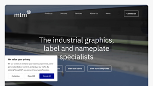 Label Manufacturers - Equipment Labels - MTM Products - manufacturer label