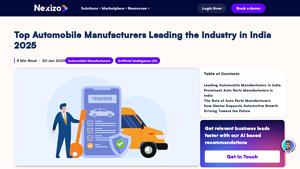 Top Automobile Manufacturers Leading the Industry in India 2025 - manufacturer of automobiles