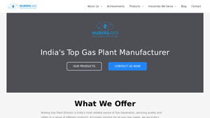 Nuberg GPD - Trusted Name for Hydrogen, Nitrogen, and Oxygen Plants - nitrogen plant manufacturer