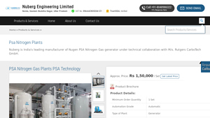 Psa Nitrogen Plants - PSA Nitrogen Gas Plants PSA Technology ... - nitrogen plant manufacturer