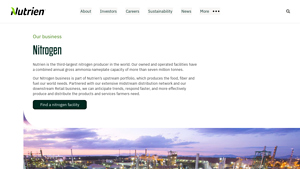 Nitrogen | Our Business - Nutrien - nitrogen plant manufacturer