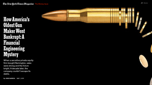 How America's Oldest Gun Maker Went Bankrupt: A Financial Engineering ... - oldest gun manufacturer