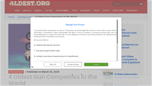 4 Oldest Gun Companies in the World - oldest gun manufacturer