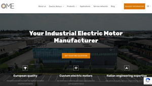 Custom Industrial ELECTRIC MOTOR MANUFACTURERS | OME Motors - electric motor manufacturer