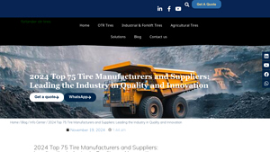 2024 Top 75 Tire Manufacturers and Suppliers Leading Tire Industry - largest tire manufacturer