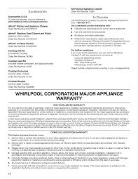 PDF - whirlpool manufacturer warranty