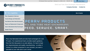 Perry Products Corporation - Shell and Tube Heat Exchanger Manufacturers - heat exchanger manufacturer