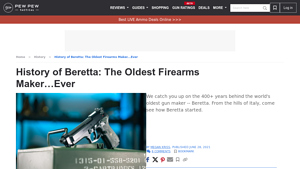 History of Beretta: The Oldest Firearms Maker…Ever - oldest gun manufacturer