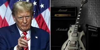 Gibson Sends Cease-and-Desist to Company Behind Trump-Endorsed Guitars - trump guitar manufacturer