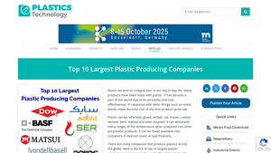 Top 10 Largest Plastic Producing Companies - plastics-technology - plastic product manufacturer
