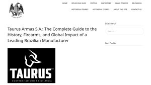 Taurus Armas S.A.: The Complete Guide to the History, Firearms, and ... - taurus manufacturer