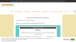 Pay As Little As $30 Co-Pay - Prescriptiongiant - mydayis manufacturer website